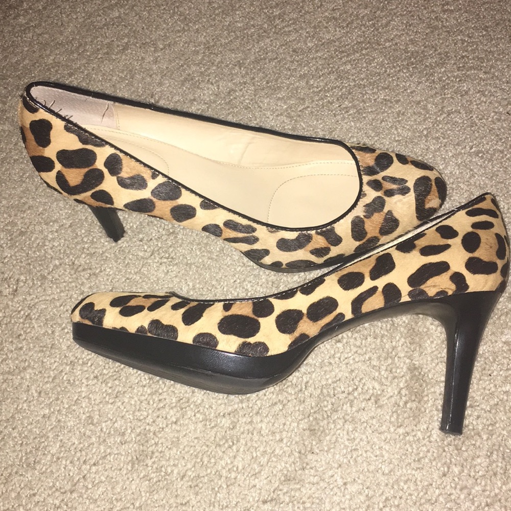 Calvin Klein Leopard Heels Size 9